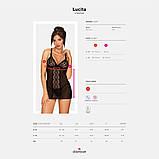 Пеньюар Obsessive Lucita + стринги L/XL, фото 6