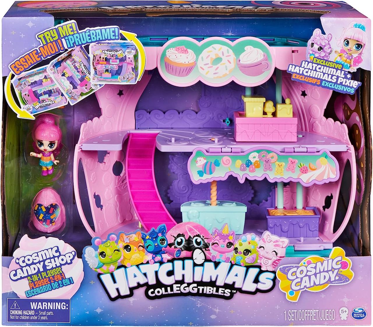 HATCHIMALS CollEGGtibles Cosmic Candy Shop 2 in 1