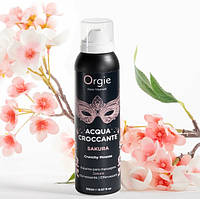 Шипучая увлажняющая пенка для массажа Acqua Crocante, Аромат: сакура, Orgie