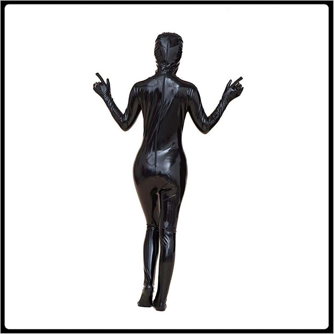 Комбінезон для бондажу DS Fetish Bondage playsuit розмір L blac