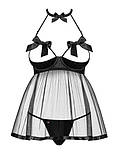 Бебидол Obsessive Delishya babydoll black L/XL, фото 5
