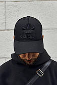 Кепка Adidas чорна чорне лого