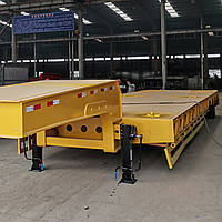 Низкорамный полуприцеп для тяжелых грузов Maxway (70 тонн, 4 оси)