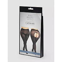 Колготы с интимным вырезом Fifty Shades of Grey Captivate Spanking Tights, Plus Size (EU 46-52)