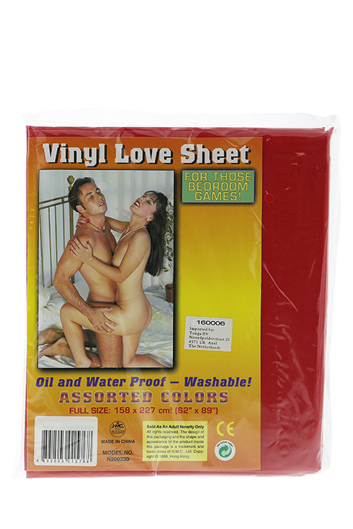 Вінілове простирадло для масажу NMC VINYL BED SHEET RED 158x227CM