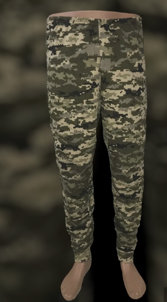 Кальсони трикотажні без карманів оптом, камуфляж ЗСУ розміри 46,48,50,52,54,56,58,60