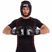 Перчатки боксерские UFC Boxing 14 унций черный
