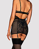 Сорочка Obsessive Basitta chemise thong S/M, фото 4