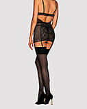 Сорочка Obsessive Basitta chemise thong S/M, фото 5