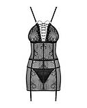Сорочка Obsessive Basitta chemise thong S/M, фото 6