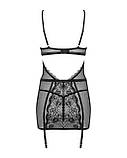 Сорочка Obsessive Basitta chemise thong S/M, фото 7