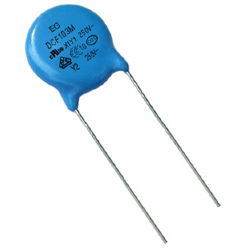 Металоплівковий конденсатор Y1  1500пФ,10%,~400V