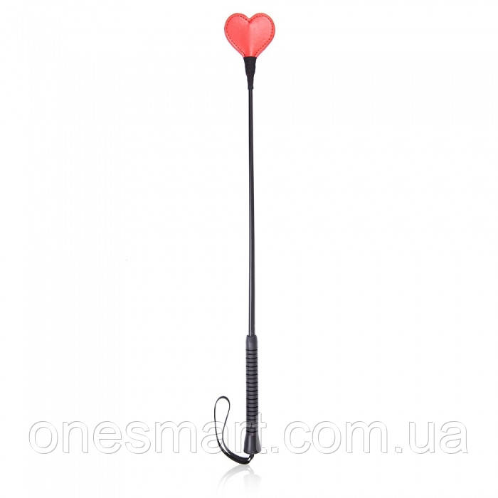 Стек DS Fetish Crop heart red/black