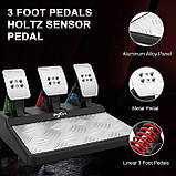 Ігрове кермо з трьома педалями та КПП 3в1 PXN Racing-V10 270/900°, для PC/PS3/PS4/XBOX/SWITCH, фото 7