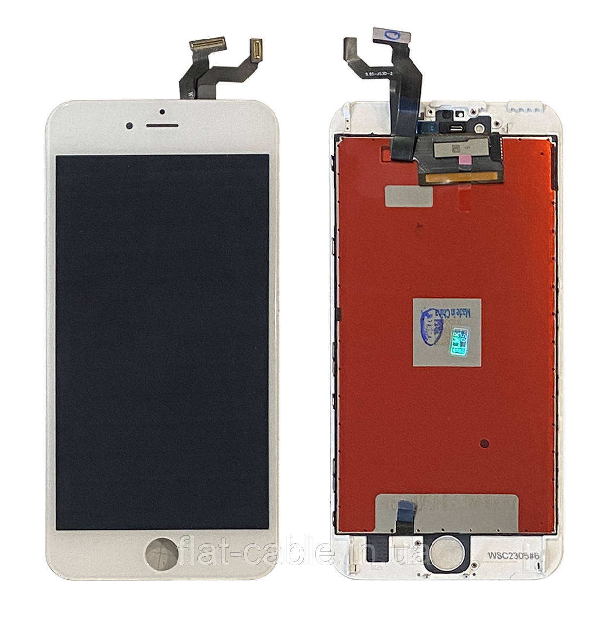 Дисплей (модуль) iPhone 6s Plus (A1634/A1687/A1699) Білий CHINA SERVICE PACK Cy