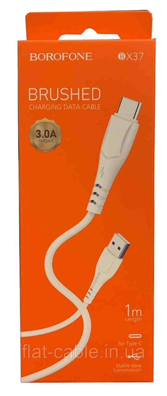 Usb кабель (шнур) Borofone BX37 Wieldy Type-C (1m) Білий