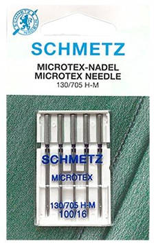 Набір голок Schmetz Microtex №110/18