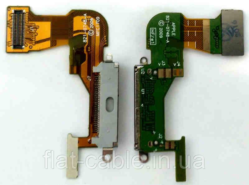 Шлейф заряджання/USB iPhone 3GS білий оригінал (54)