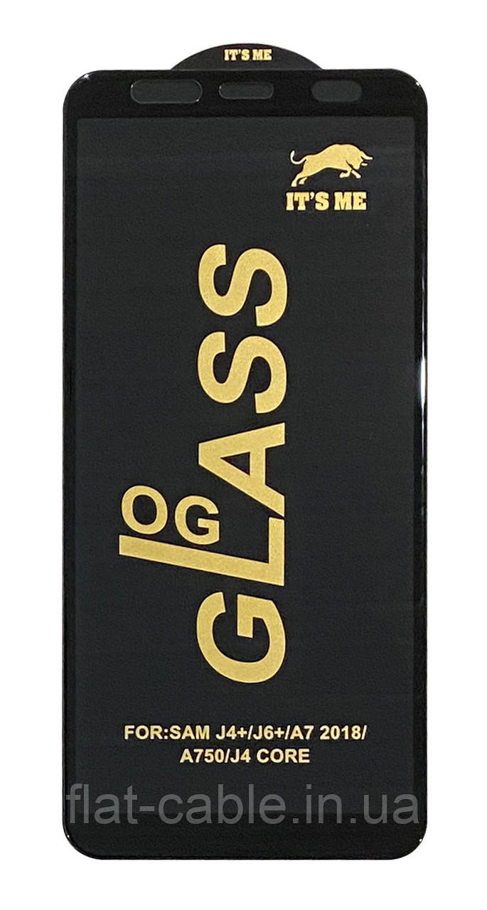 Захисне скло ITS ME для Samsung J610 / Galaxy J6+ (2018) / Samsung J415/ Samsung A750 Чорний