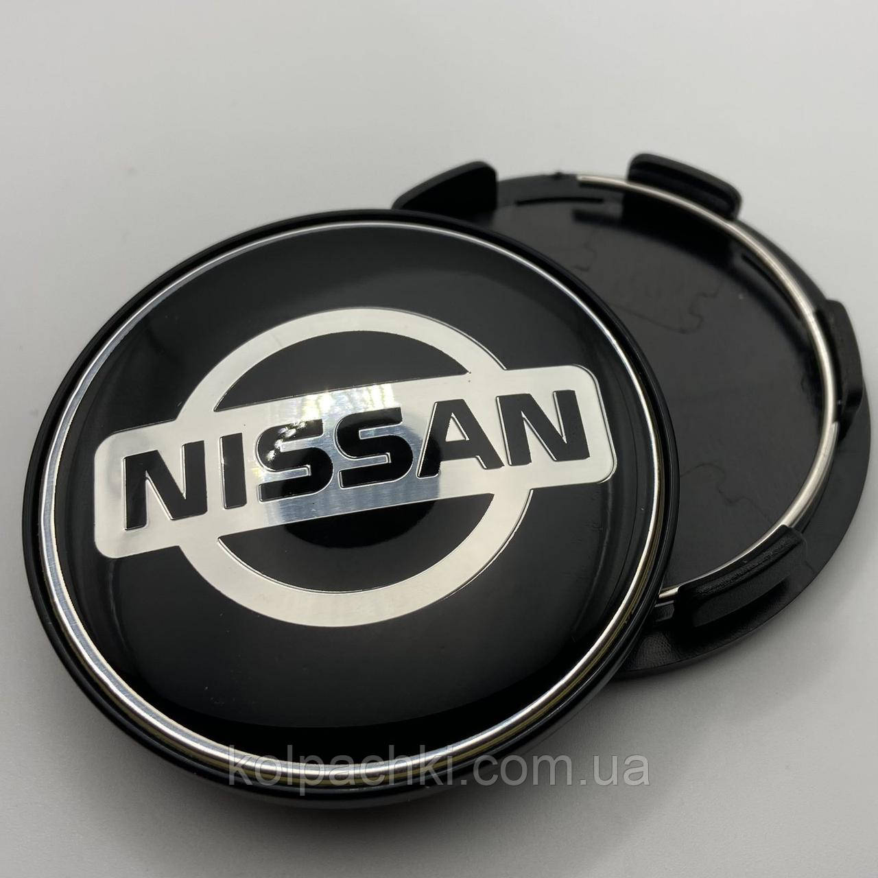 Ковпачок на диски Nissan 64 мм 60 мм хром
