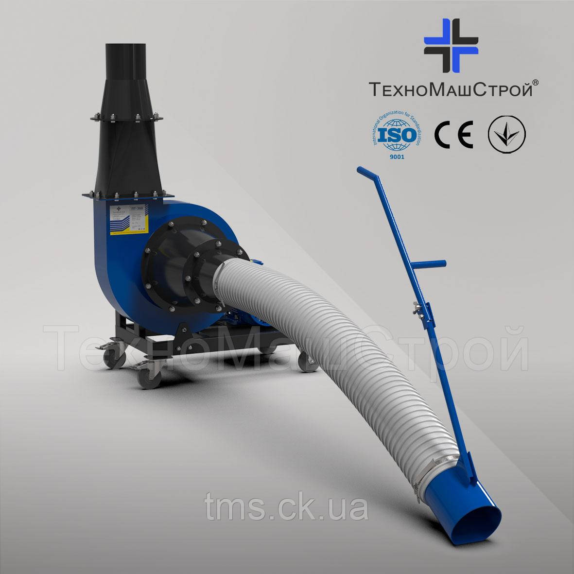 Пневмотранспортер для тирси і подрібненої сировини ПТ-360, фото 1