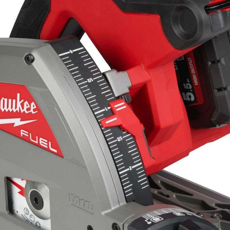 Аккумуляторная погружная пила по дереву и пластику 55 мм Milwaukee M18 FPS55-552P, 4933478778 - фото 3 - id-p1894246009