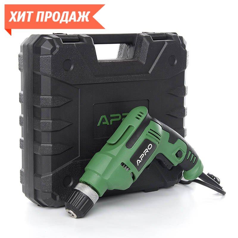 Дриль APRO 600 К ТМ "АПРО" для ремонту по дому та для професійної роботи (899060)