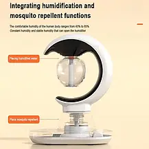 Зволожувач повітря з ловицею від комарів Humidifier Mosquito Trap, Лампа з підсвіткою від комарів, фото 4