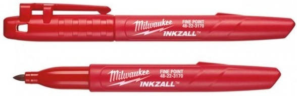 Маркер з тонким пером червоний MILWAUKEE 48223170