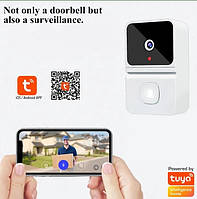 Дверной беспроводной домофон с камерой видеонаблюдения WiFi Smart Doorbell M6 (Tuya app) дверной видео звонок