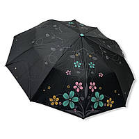 Жіноча парасолька Toprain напівавтомат з срібом зсередини на 10 спиць #0124