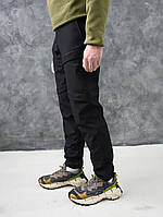 Теплые мужские штаны gard X-POCKETS fleece 4/22 S черного цвета