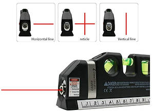 Лазерний рівень рулетка 3 в 1