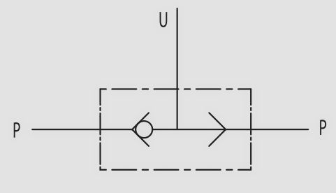 Гідравлічна схема для клапана VU2P 3/4"