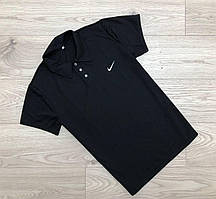Чоловіча футболка поло, біла, чорна, S, M, L, XL