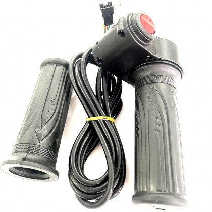 Комплект ручки газу з кнопкою включення для електротранспорту, фото 1