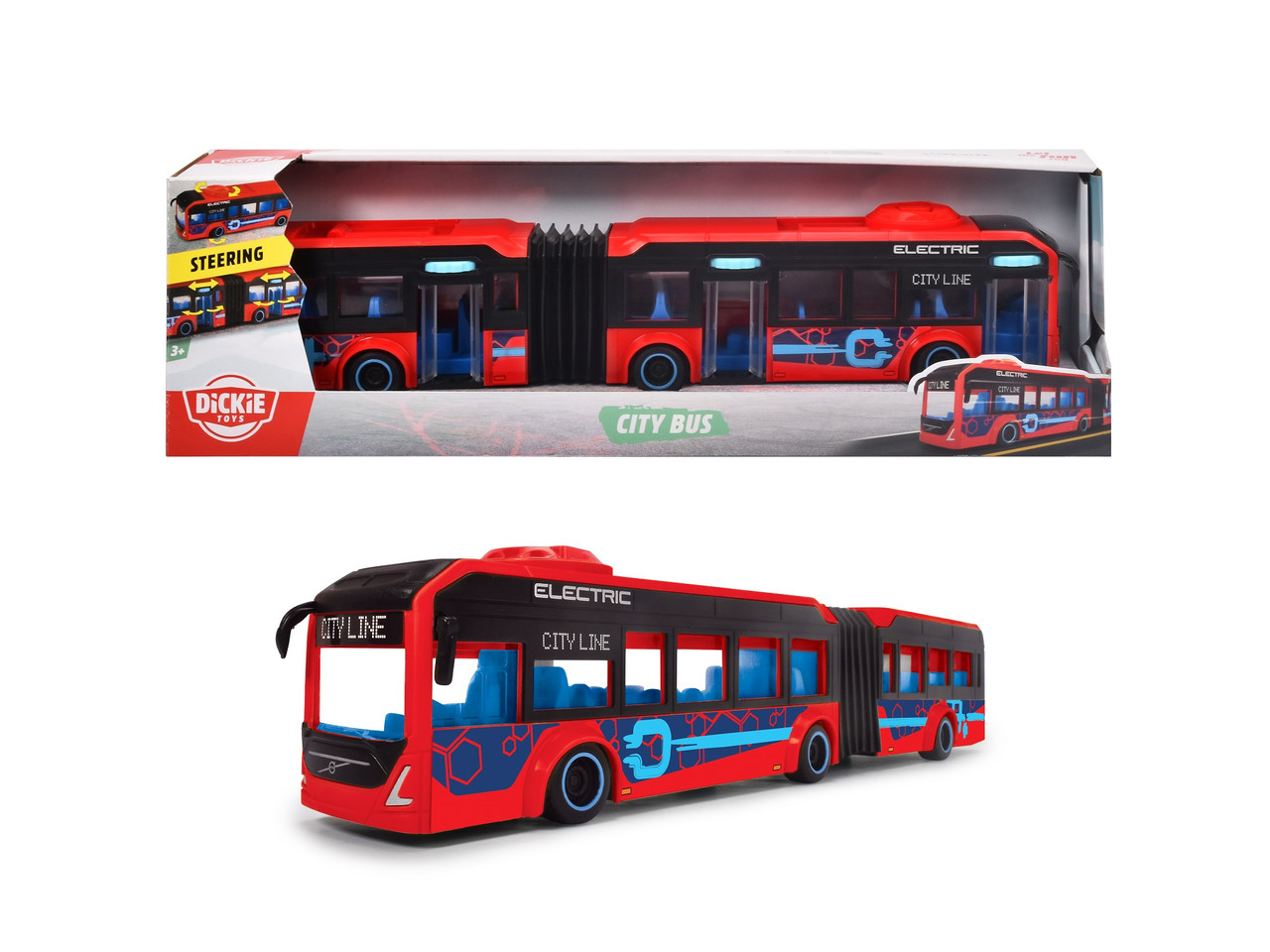 Міський автобус Dickie Toys Вольво 7900Е 40см (3747015), фото 1