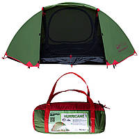 Палатка Tramp Lite Hurricane 1 (Green/Red)