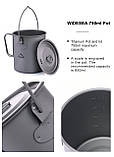 Казанок - чашка Wedesea 750 мл з титану, фото 5