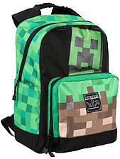 Рюкзак JINX Minecraft крипер чорний із зеленим