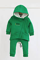 Детский спортивный теплый костюм на флисе Brave размер 86 (12-18 месяцев) MagBaby Зеленый