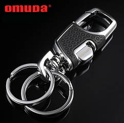 Брелок-карабін для ключів Omuda A3718 метал Чорний. Брелок для ключів авто з карабіном