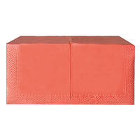 Салфетки бумажные столовые "Alsupak" 33х33, оранжевые, 200 шт