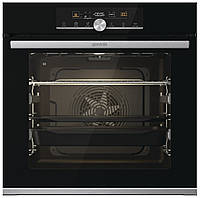 Gorenje Духовой шкаф электрический, 77л, A+, дисплей, пошаговая выпечка, черный Technohub - Гарант Качества