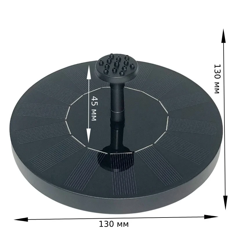 Садовый фонтан на солнечной батарее, декоративный фонтан для сада, фонтаны для пруда на солнечных батареях - фото 2 - id-p1894326184