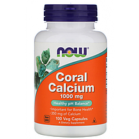 Кальций Now Foods CORAL CALCIUM 1000 мг 100 vcaps