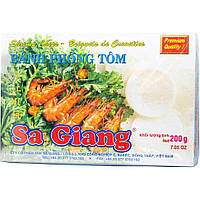 Рисовые чипсы Sa Giang со вкусом креветок 200г