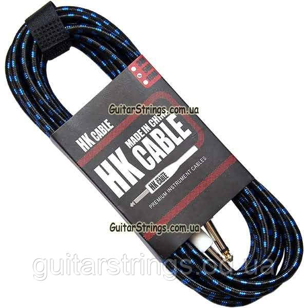 Кабель для гітари HK Premium Instrument Cable 5m. Black and Blue, фото 1