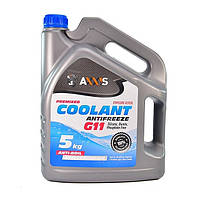 Антифриз AXXIS BLUE G11 Сoolant Ready-Mix -36°C (синий) (Канистра 5кг.)