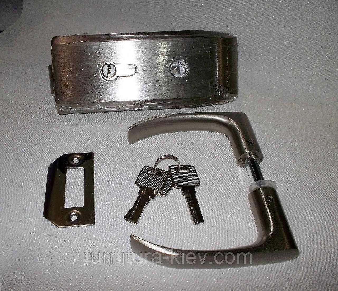 Замок із ручкою на скляні двері (ID#1894348317), ціна: 1350 ₴, купити ...